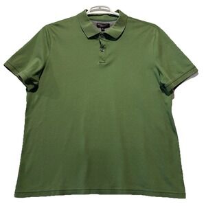Banana Republic Men's Short Sleeve Luxe Touch Polo Green‎ Medium